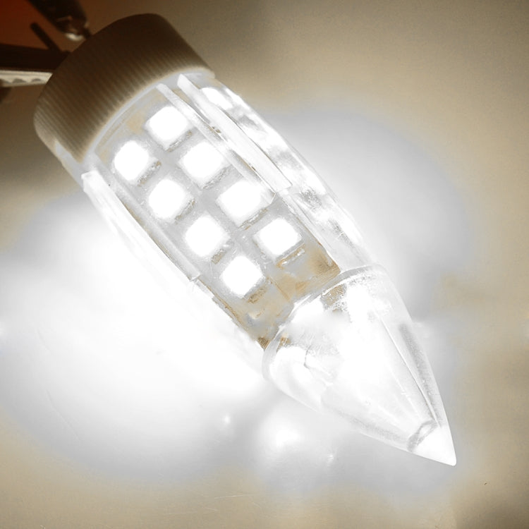 G4 4W 300LM Candle Corn Light Bulb, 44 LED SMD 2835, AC 220-240V(White Light)