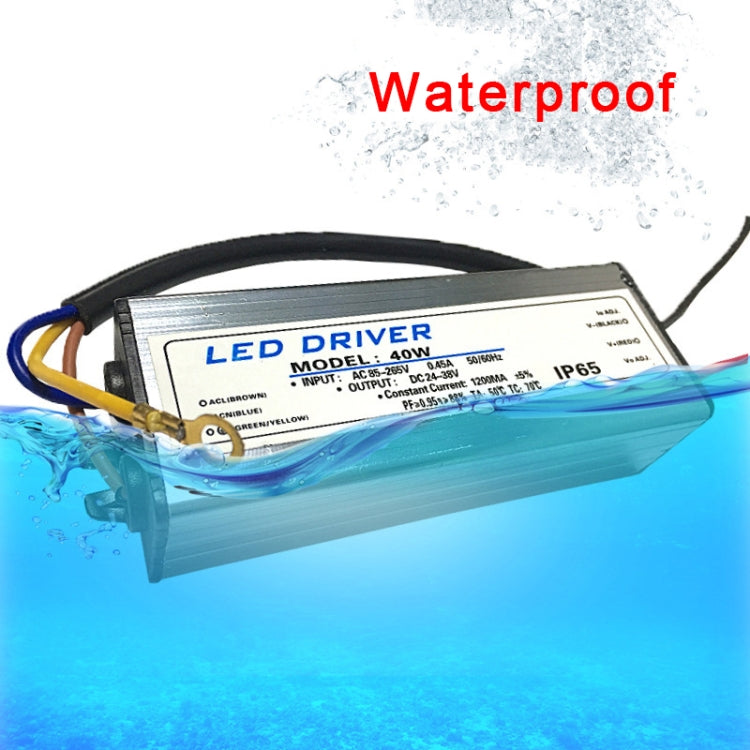 20W LED Driver Adapter AC 85-265V to DC 24-38V IP65 Waterproof
