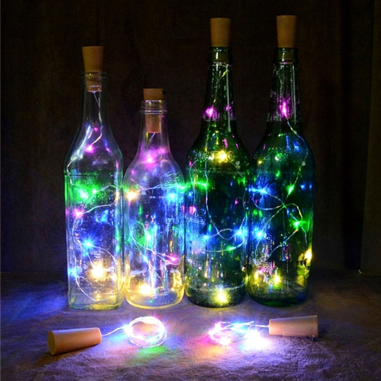 1m 10 LEDs SMD 0603 Solar Powered Copper Wire String Light  Fairy Lamp Decorative Light(Colorful Light)