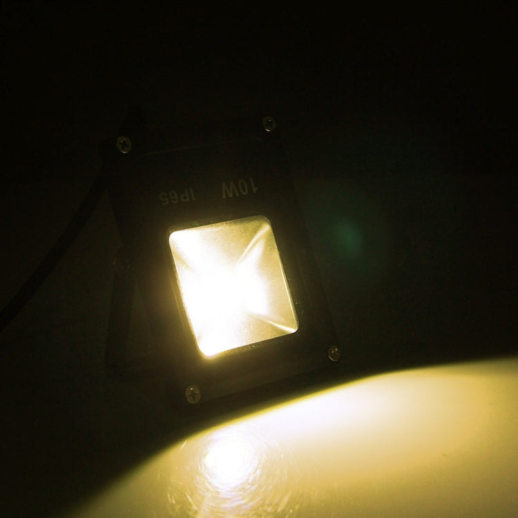 10W IP65 Waterproof White Light LED Floodlight, 900LM LED Light, AC 85-265V(Warm White)
