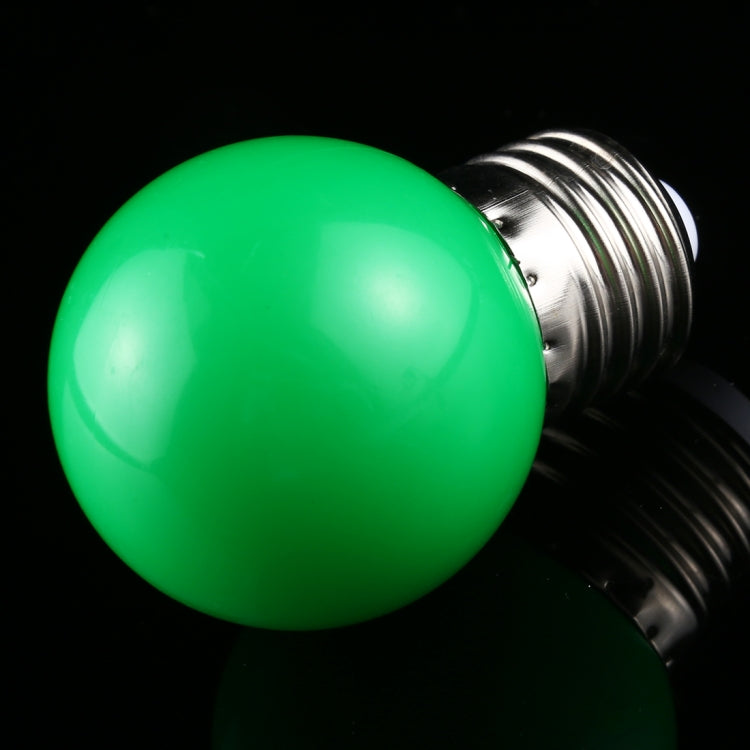 10 PCS 2W E27 2835 SMD Home Decoration LED Light Bulbs, AC 220V (Green Light)