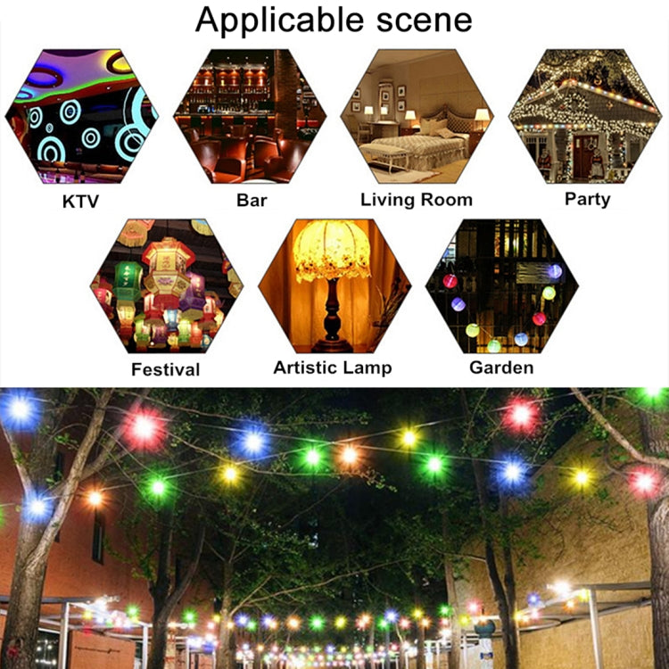2W E27 2835 SMD Home Decoration LED Light Bulbs, DC 12V (Warm White)