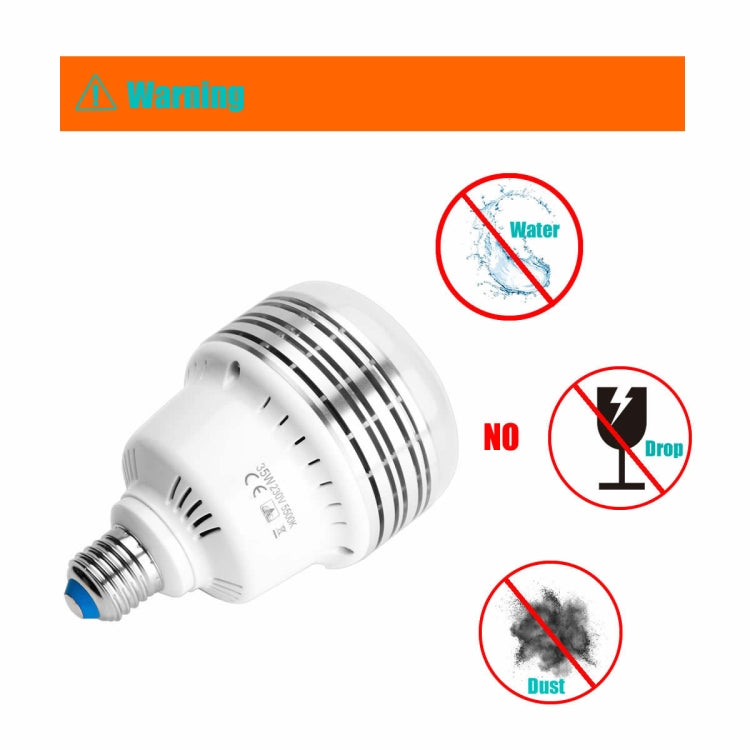 MANTOO PGL35 35W 120V 5500K 3900LM LED Light Bulb for Photography Lighting