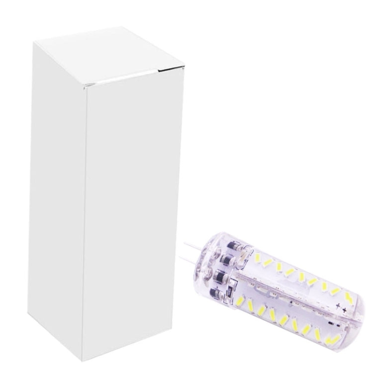 G4 3.5W 200-230LM Corn Light Bulb, 72 LED SMD 3014, Adjustable Brightness, AC 110V(White Light)