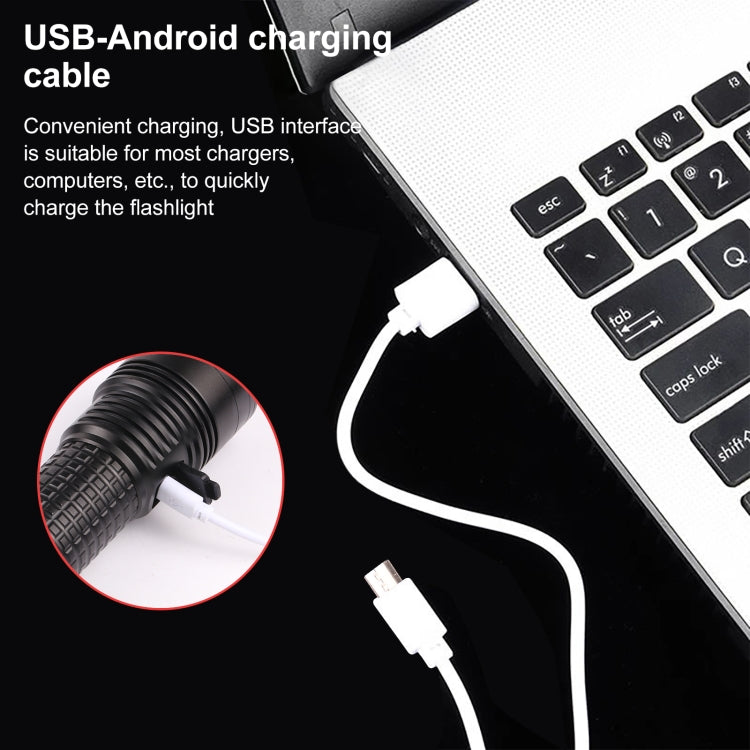 800LM SST40 Aluminum Alloy Flashlight 3 Modes