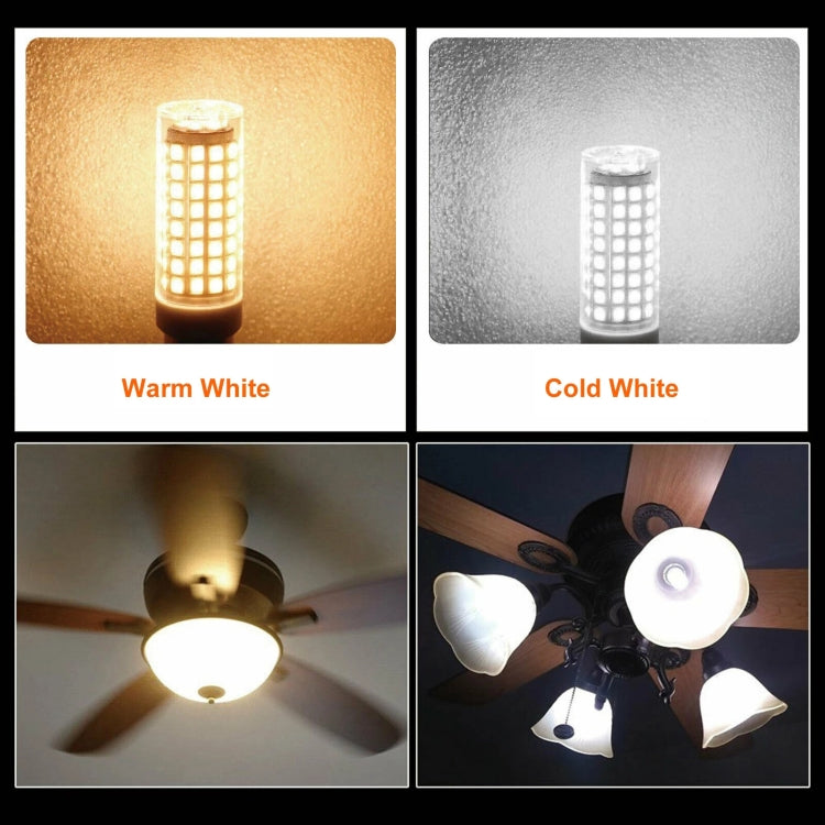 E17 102 LEDs SMD 2835 6000-6500K LED Corn Light, AC 110V(White Light)