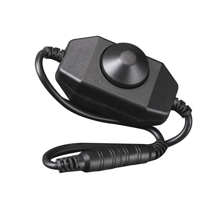 Knob Controller Dimmer for Single Color LED Strip Light(Black)