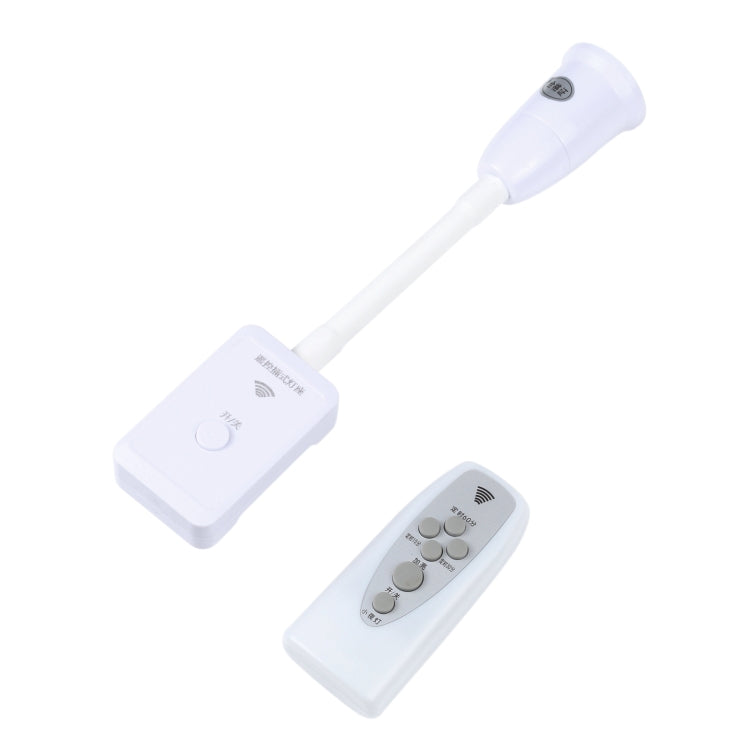 E27 Socket Remote Control Lamp Light Holder Base Converter with Switch, AU Plug (White)