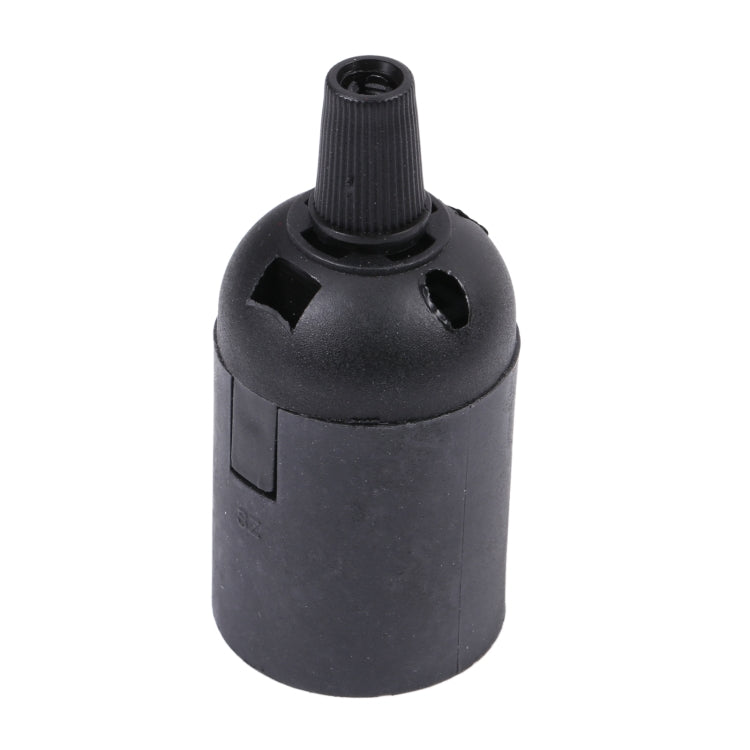 E27 Lamp Light Socket Bulbs Holder Base(Black)
