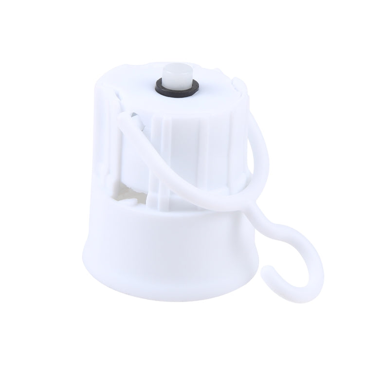 E27 B22 Emergency Lamp Universal Hooked Lamp Holder with Switch (White)