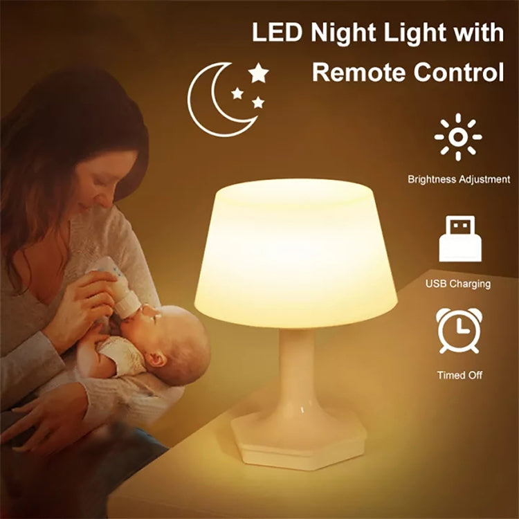 F806 USB White Light / Warm White Light Switch LED Desk Lamp (White)