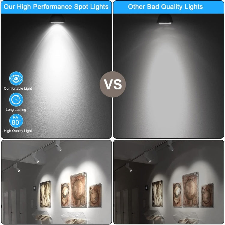 MR16-6LED 5W 2835COB LED Spotlight, AC12-18V DC12-24V (White Light)