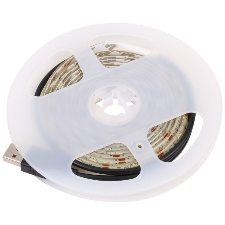 USB 5050 SMD LED Red Light Waterproof Epoxy Rope Light, 30 LED/m, DC 5V, Length: 2m