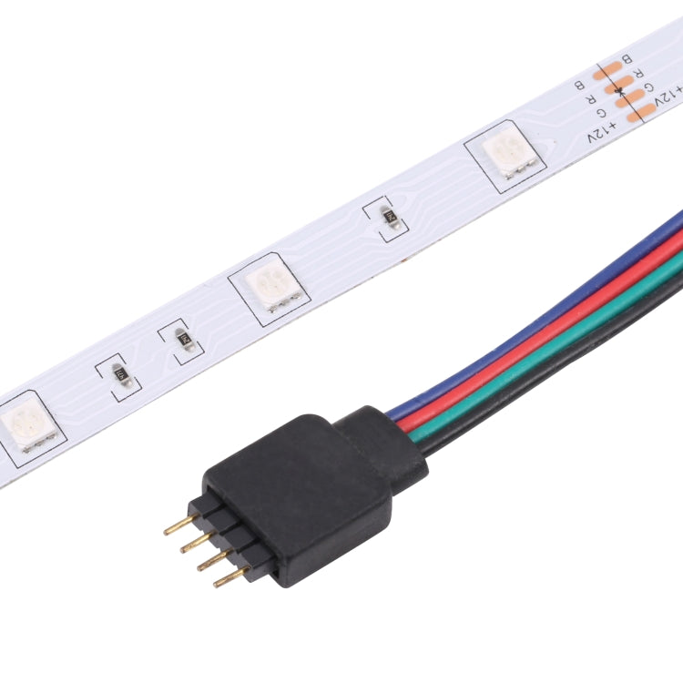 Bare Board 5050 SMD RGB LED Rope Light, 30 LED/m, Length: 2m, 12V 2A 100-240V, with 24-key Remote Control(UK Plug)