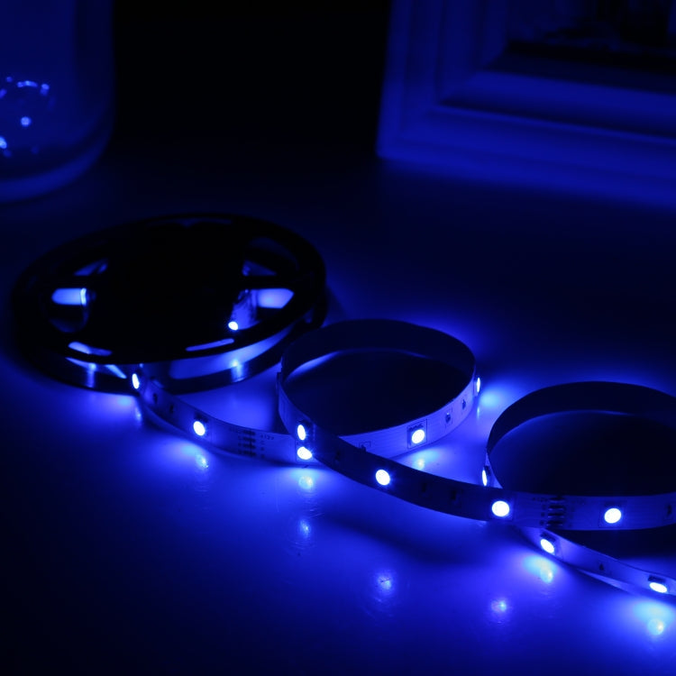 Bare Board 5050 SMD RGB LED Rope Light, 30 LED/m, Length: 2m, 12V 2A 100-240V, with 24-key Remote Control(UK Plug)