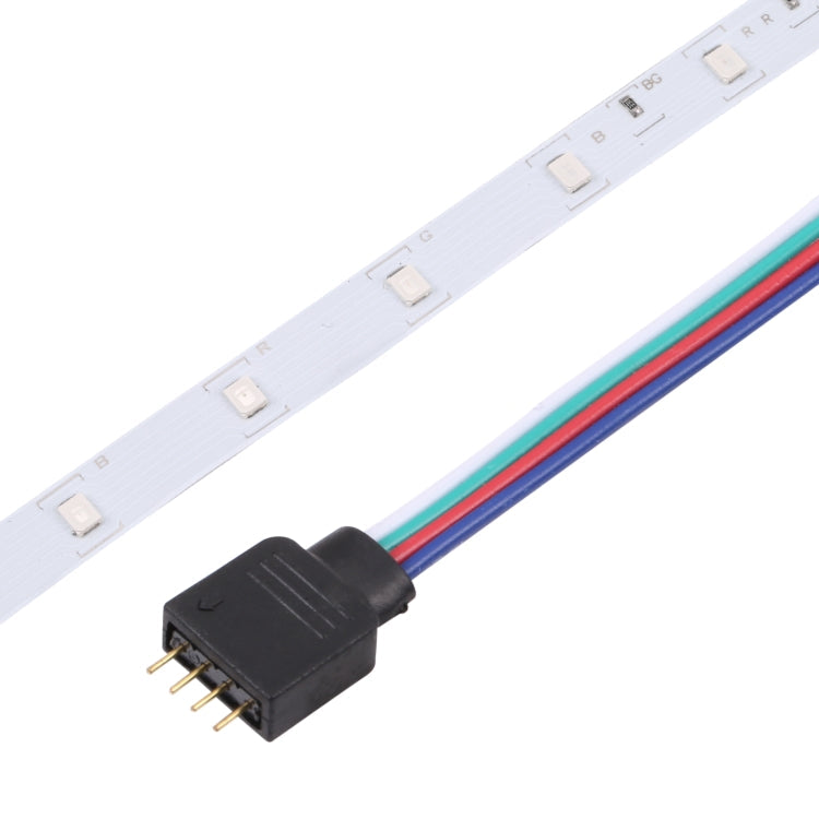Bare Board 2835 SMD RGB LED Rope Light, 60 LED/m, Length: 5m, 12V 2A 100-240V, with 44-key Remote Control (UK Plug)