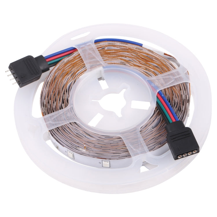 Bare Board 2835 SMD RGB LED Rope Light, 60 LED/m, Length: 5m, 12V 2A 100-240V, with 24-key Remote Control(AU Plug)