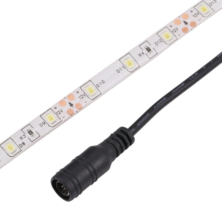 2pcs Bare Board 2835 SMD Dimmable White Light / Warm Light LED Rope Light, 60 LED/m, Length: 5m, 12V 2A 100-240V(EU Plug)