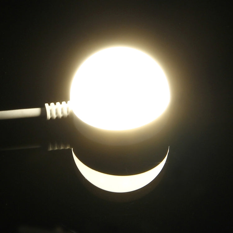 2W USB LED Light Bulb with Magnetic, 5V 140-150Lumens 6LED (Warm White)