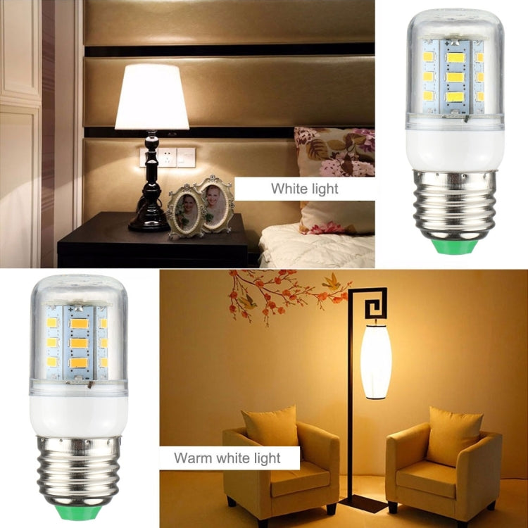 E27 24 LEDs 3W SMD 5730 LED Corn Light Energy-saving Lamp, AC 110-220V (White Light)
