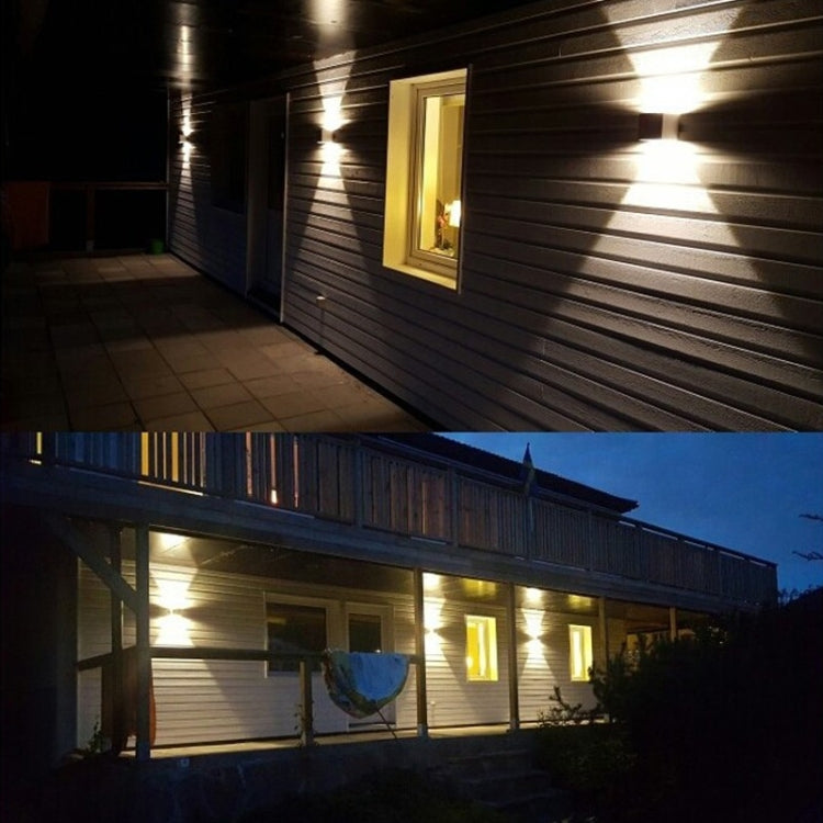 6W Light Shape Adjustable Aluminum Shell COB LED Wall Light, IP65 Waterproof Cubic Shape Outdoor and Indoor Decorative Light for Living Room, Bedroom, Aisle, Hotel, AC 85-265V