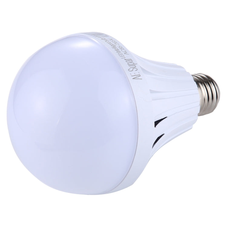 E27 12W SMD 5730 LED Bulbs, 24 LEDs 1080 LM 6000-6500K LED Intelligent Emergency Ball Steep Lights, AC 85-265V