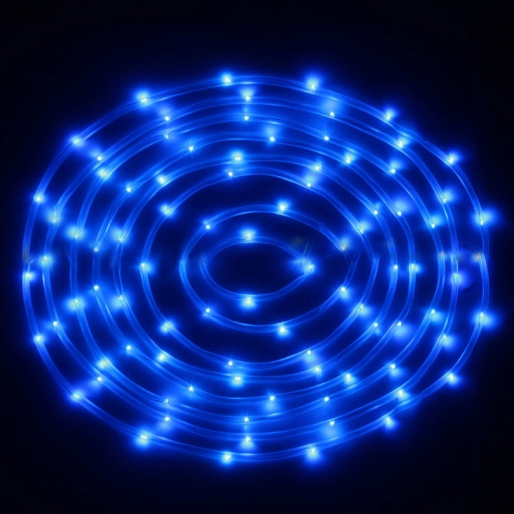 5m Casing Rope Light, Solar Panel  water resistant  50 LED(Blue Light)