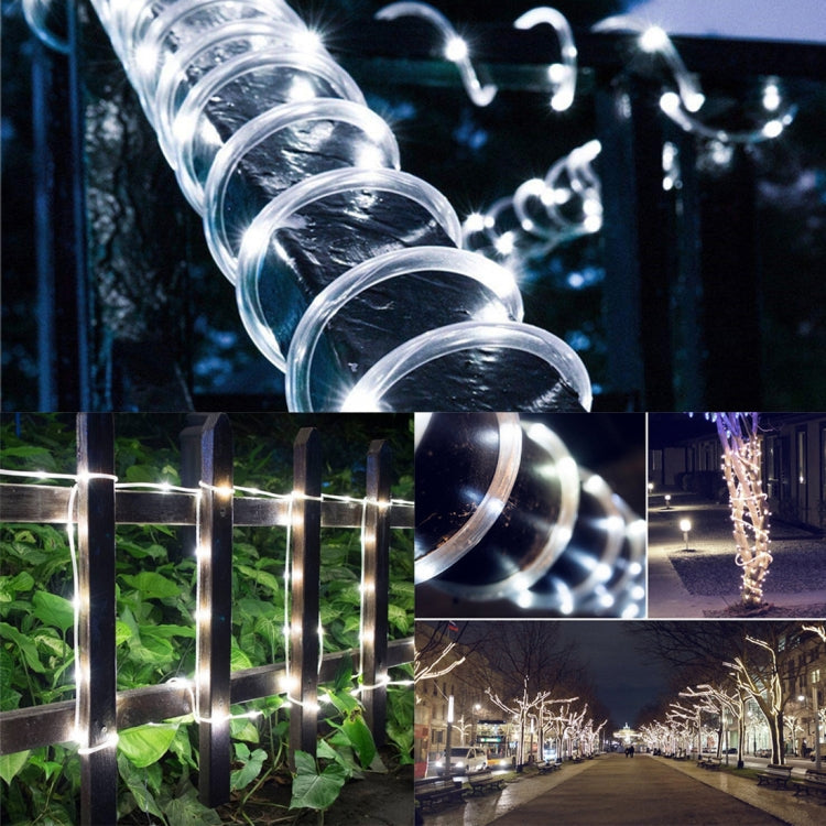 5m Casing Rope Light, Solar Panel  water resistant  50 LED(White Light)