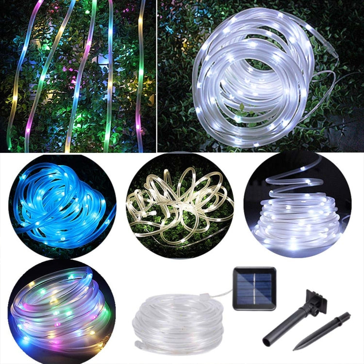 5m Casing Rope Light, Solar Panel  water resistant  50 LED(White Light)