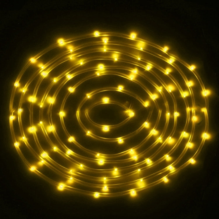 5m Casing Rope Light, Solar Panel  water resistant  50 LED(Warm White)