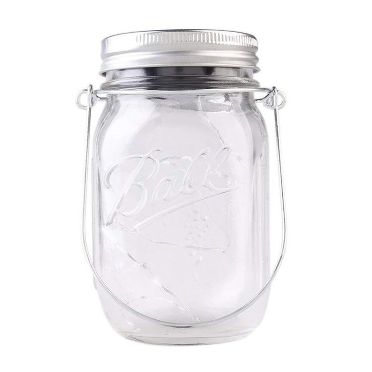 10 LEDs Solar Energy Mason Bottle Cap Pendent Lamp Outdoor Decoration Garden Light, Not Include Bottle Body(White Light)