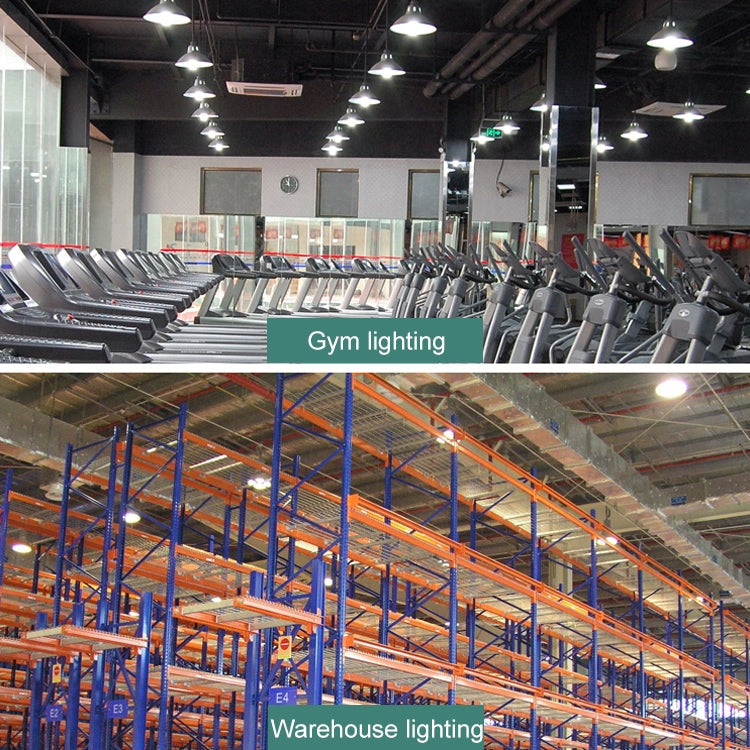 100W Warehouse Workshop Factory LED Mining Lamp Explosion-proof Light, with 50cm Hanging Rod Engineering Version