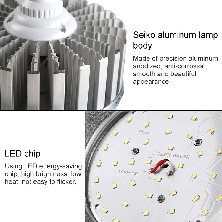 120W Warehouse Workshop Factory LED Mining Lamp Explosion-proof Light, Hook without Chain Upgrade Version