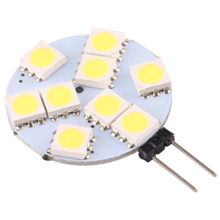 G9 9 LEDs SMD 5050 108LM 6000-6500K Stepless Dimming Energy Saving Light Pin Base Lamp Bulb, DC 12V (White Light)
