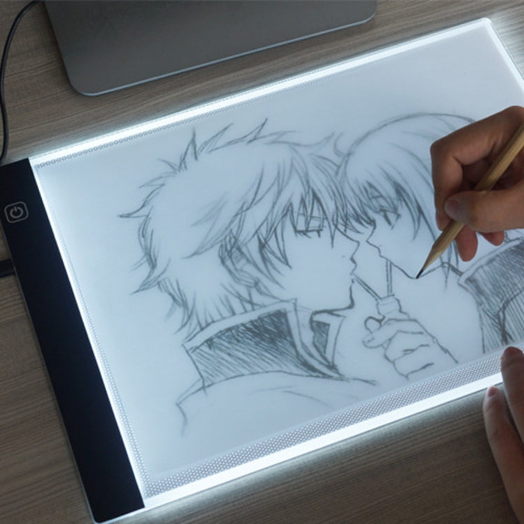 Ultra-thin A4 Size Portable USB LED Artcraft Tracing Light Box Copy Board Brightness Control for Artists Drawing Sketching Animation and X-ray Viewing