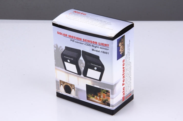 IP65 Waterproof White Light, 8 LEDs Solar Motion Sensor Wall Light with Solar Panel