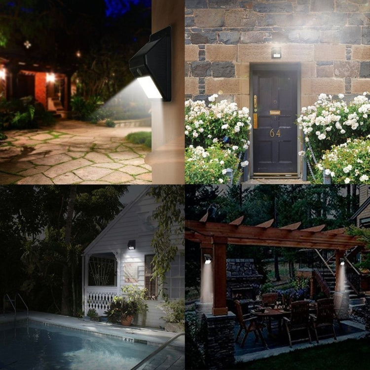 IP65 Waterproof White Light, 8 LEDs Solar Motion Sensor Wall Light with Solar Panel