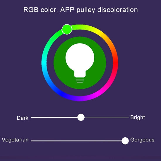E27 10W Color Changing WiFi Smart LED Light Bulb, 14 LEDs 3000K+RGB 1050 LM Works with Alexa & Google Home, AC 230V