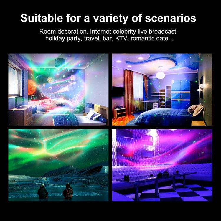 SA200 Starry Projector Sound Remote Control Night Light(Colorful Light)