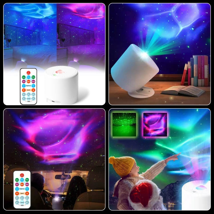 SA200 Starry Projector Sound Remote Control Night Light(Colorful Light)