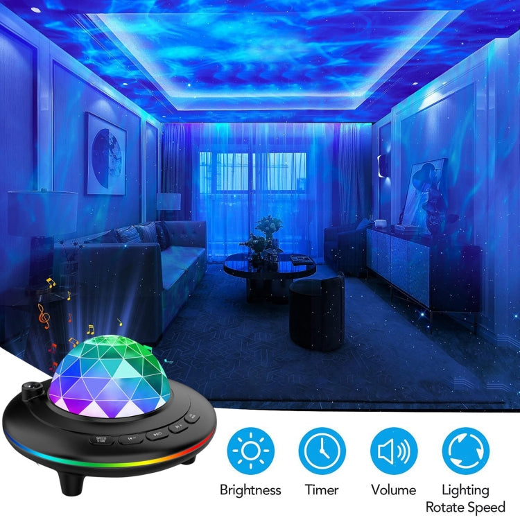 L6 Music Starry Projector Remote Control Night Light (Colorful Light)