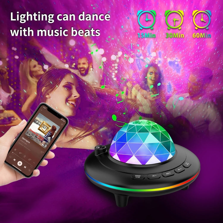 L6 Music Starry Projector Remote Control Night Light (Colorful Light)