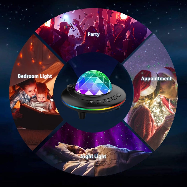 L6 Music Starry Projector Remote Control Night Light (Colorful Light)