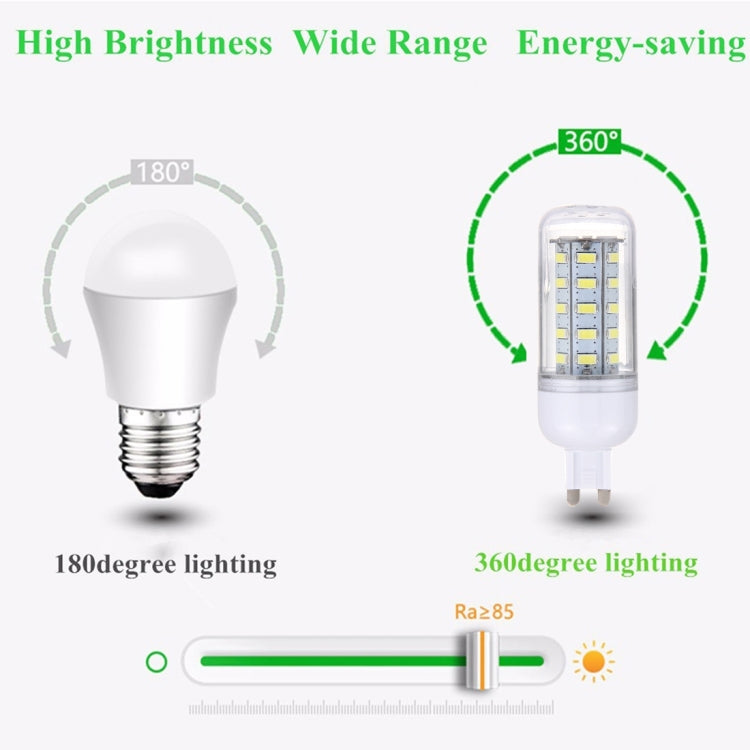 G9 3.5W 36 LEDs SMD 5730 LED Corn Light Bulb, AC 110-220V (White Light)