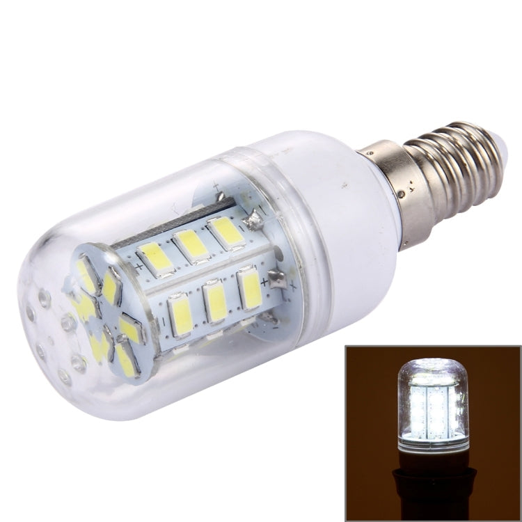 E14 2.5W 24 LEDs SMD 5730 LED Corn Light Bulb, AC 12-24V(White Light)