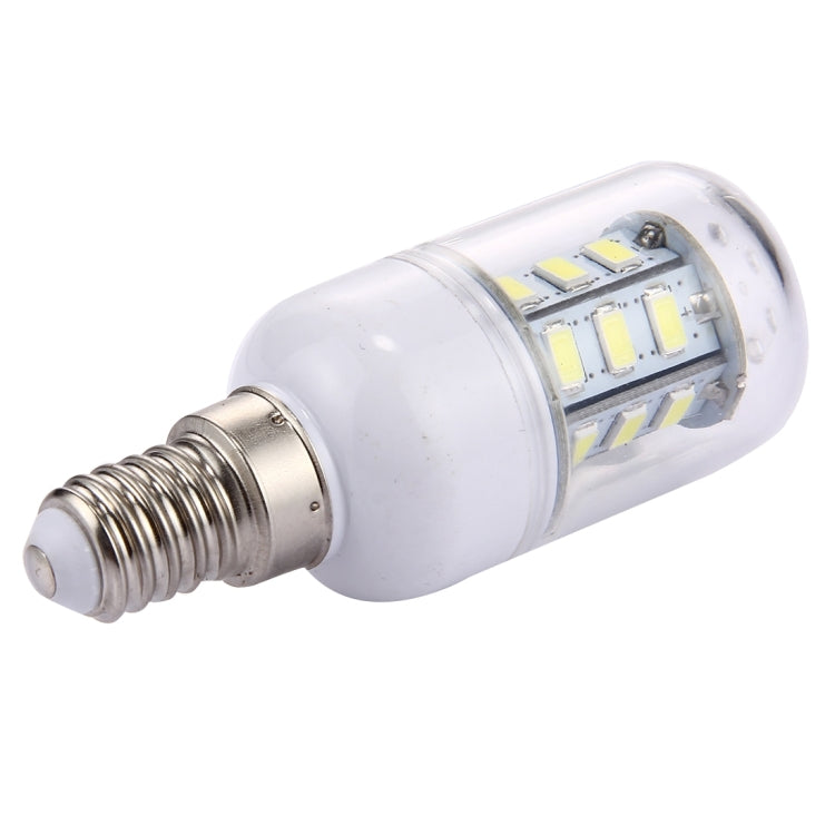 E14 2.5W 24 LEDs SMD 5730 LED Corn Light Bulb, AC 12-24V(White Light)