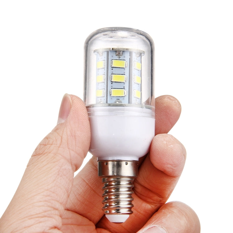 E14 2.5W 24 LEDs SMD 5730 LED Corn Light Bulb, AC 12-24V(White Light)