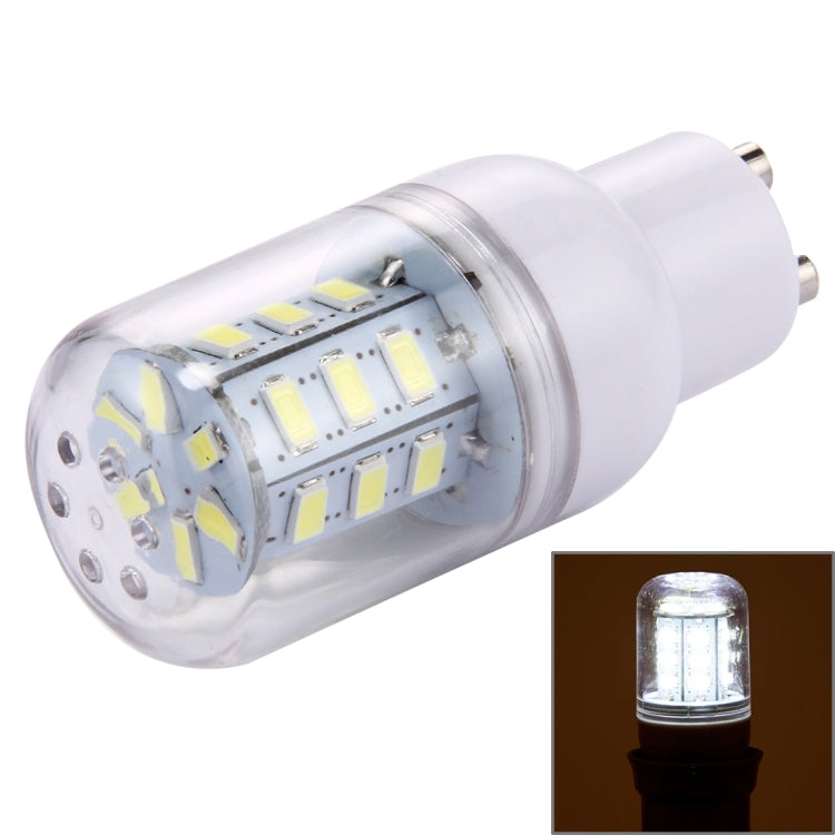 GU10 2.5W 24 LEDs SMD 5730 LED Corn Light Bulb, AC 12-24V(White Light)