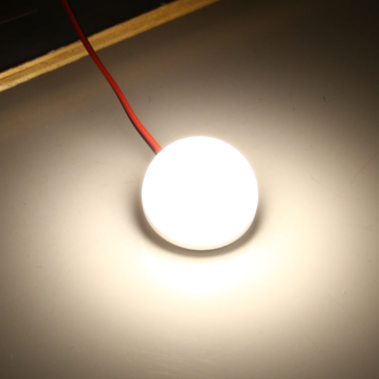 35mm 3W Semi-circular LED Bulbs, DC 5V (Warm White)