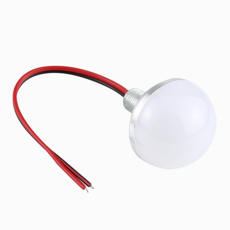 35mm 3W Semi-circular LED Bulbs, DC 24V (White Light)